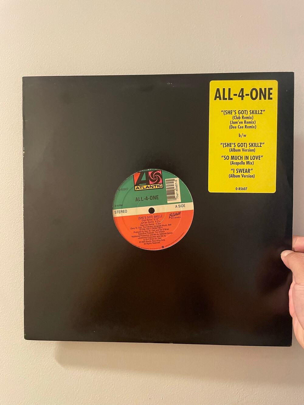 All-4-One She's Got Skills / I Swear 12" vinyl record rnb d